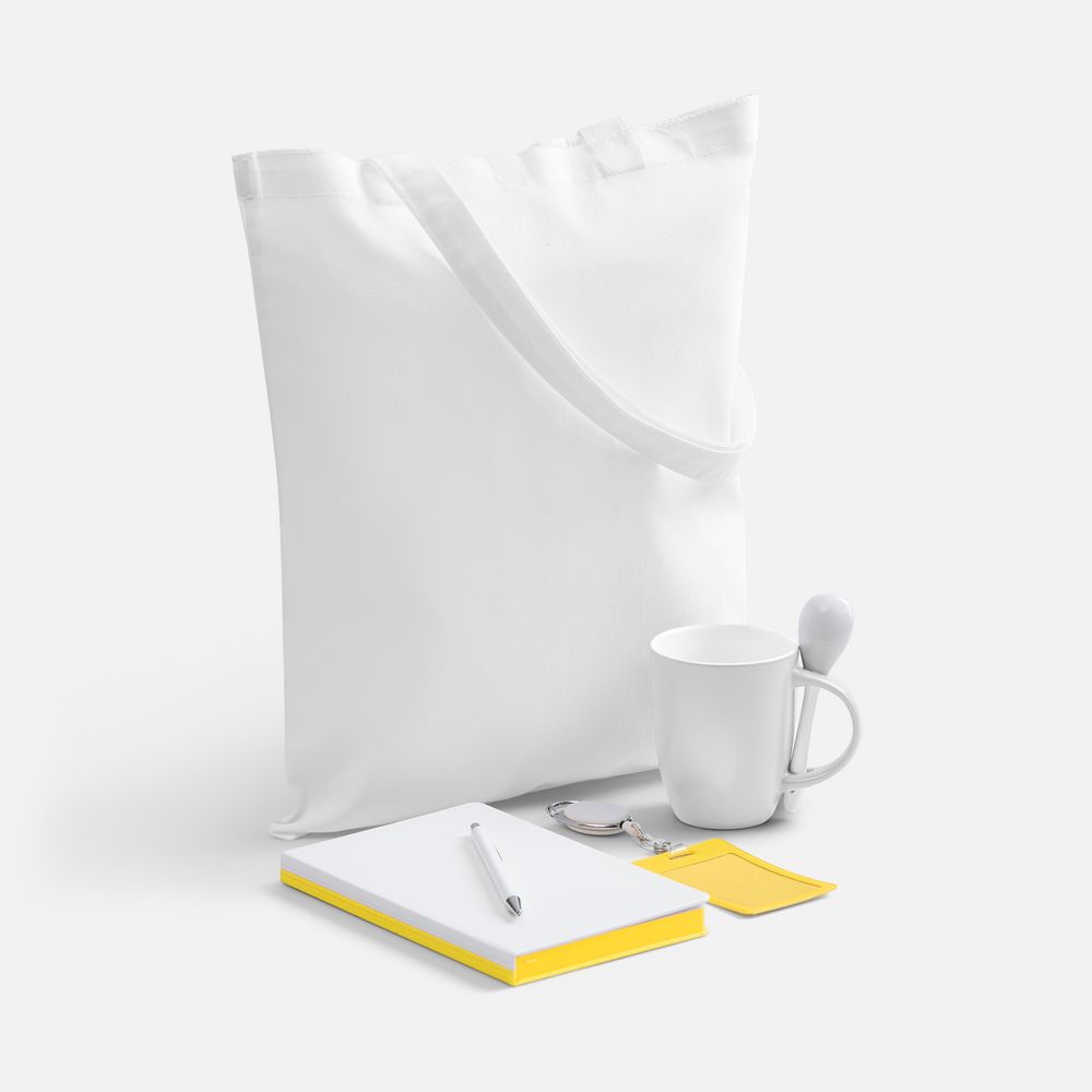 Набор Welcome Pack, желтый с белым — фото 10