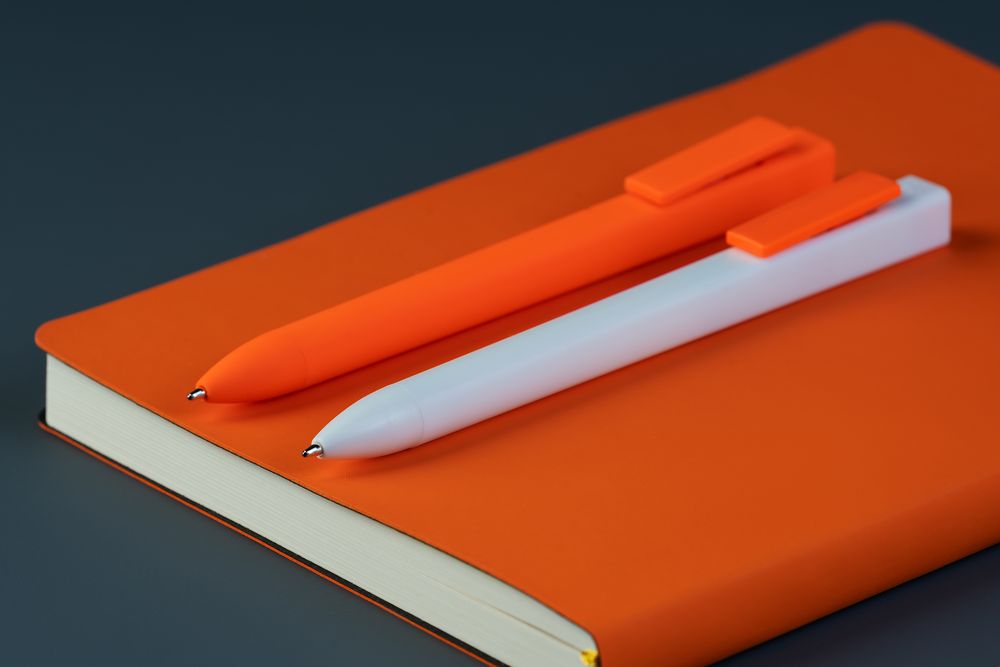Ручка шариковая Swiper SQ Soft Touch, оранжевая — фото 6