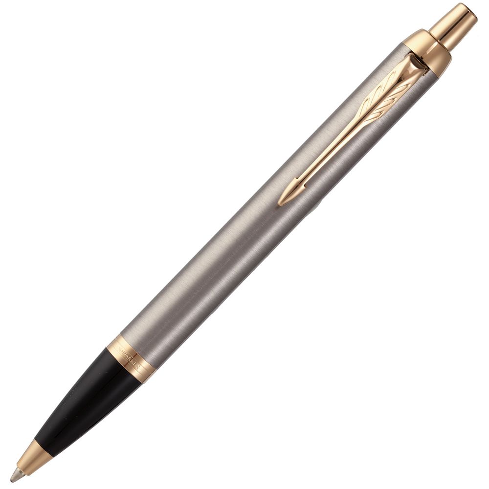 Ручка шариковая Parker IM Core K321 Brushed Metal GT M — фото 3