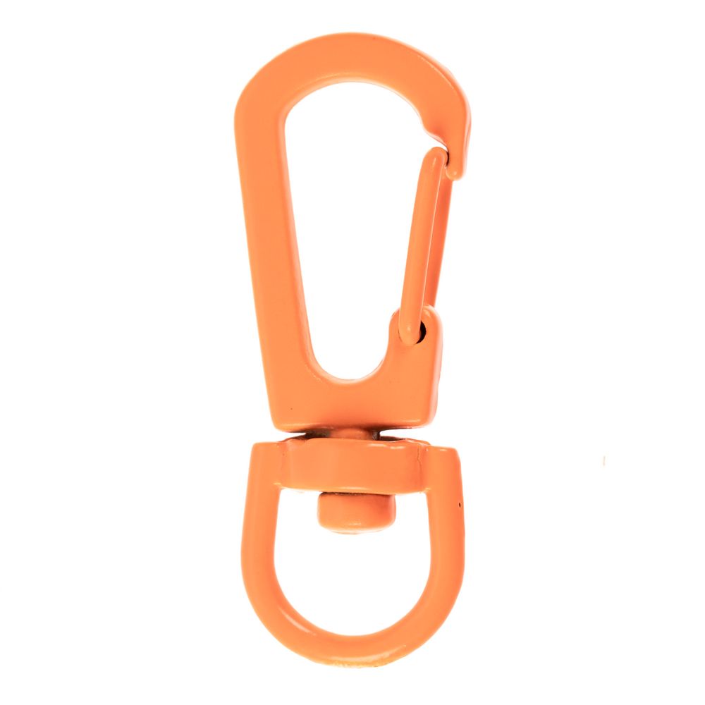 Застежка-карабин Snap Hook, S, оранжевый неон — фото 2