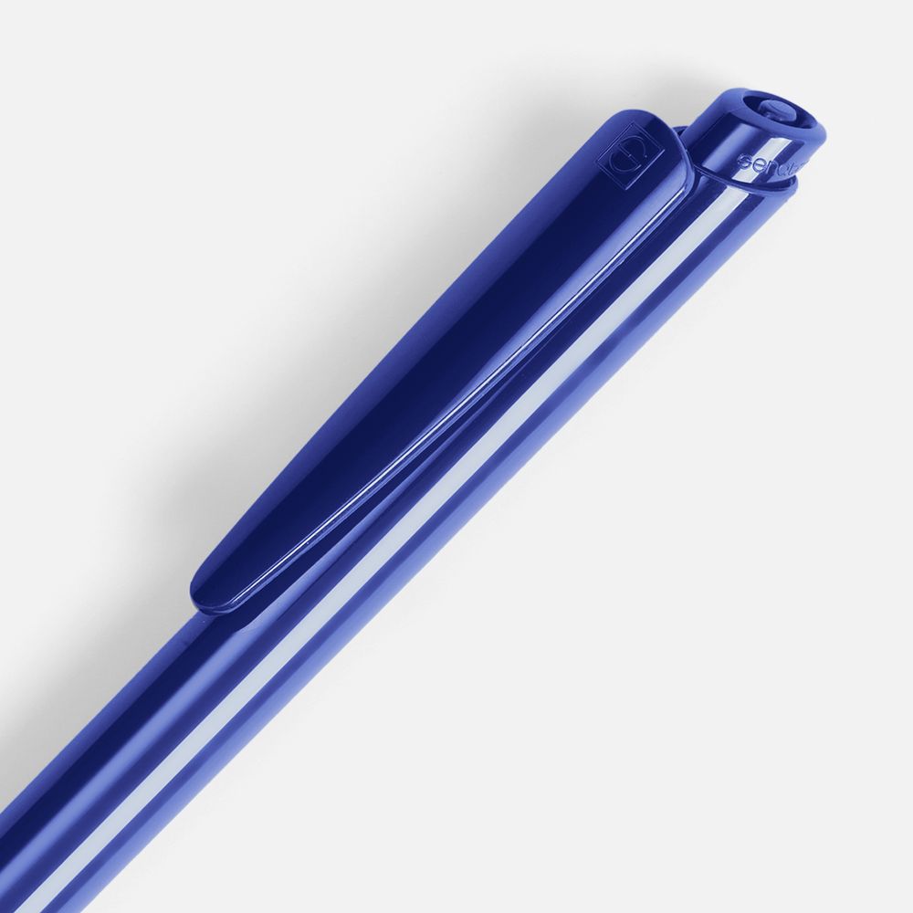 Ручка шариковая Senator Dart Polished, синяя — фото 2