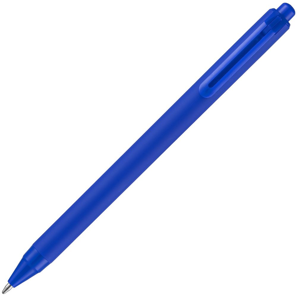 Ручка шариковая Cursive Soft Touch, синяя — фото 2