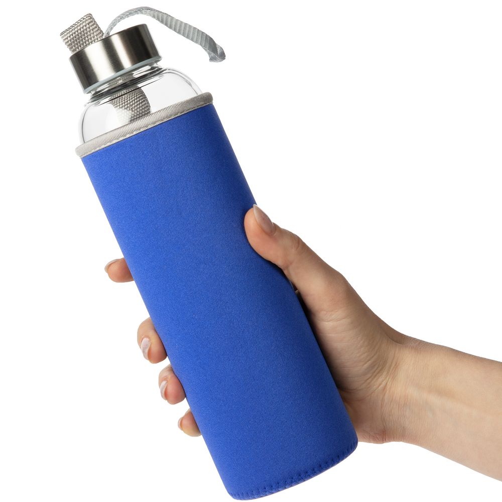 Бутылка для воды Sleeve Ace, синяя — фото 4