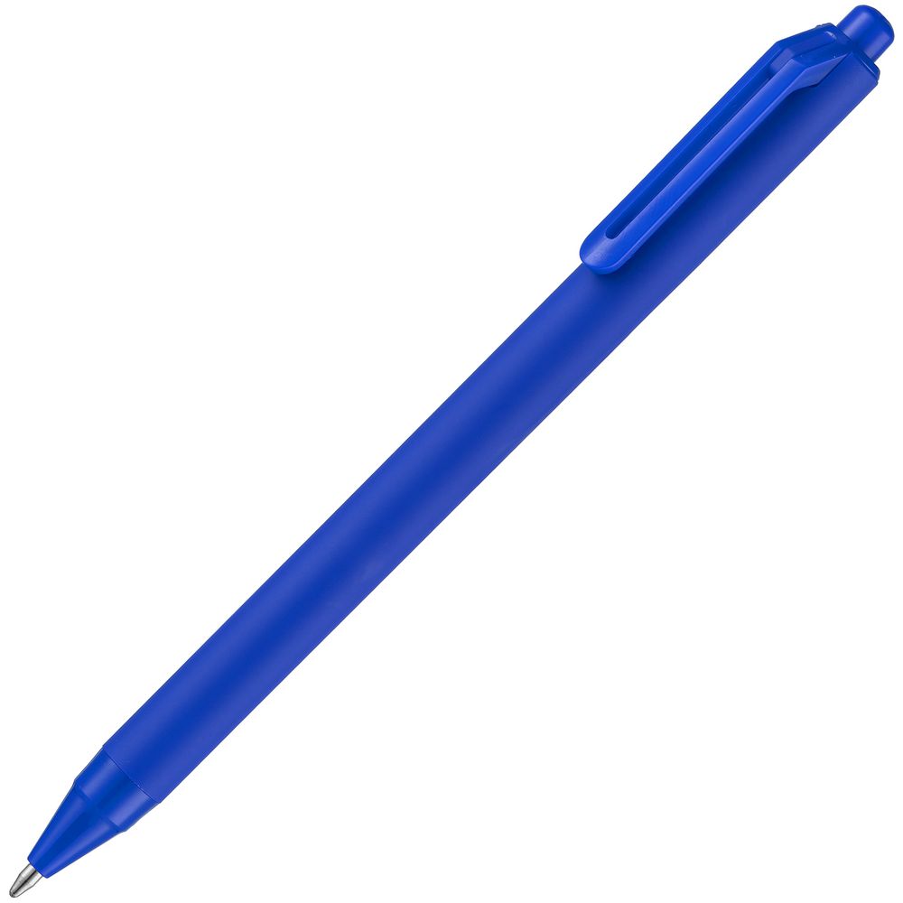 Ручка шариковая Cursive Soft Touch, синяя — фото 6