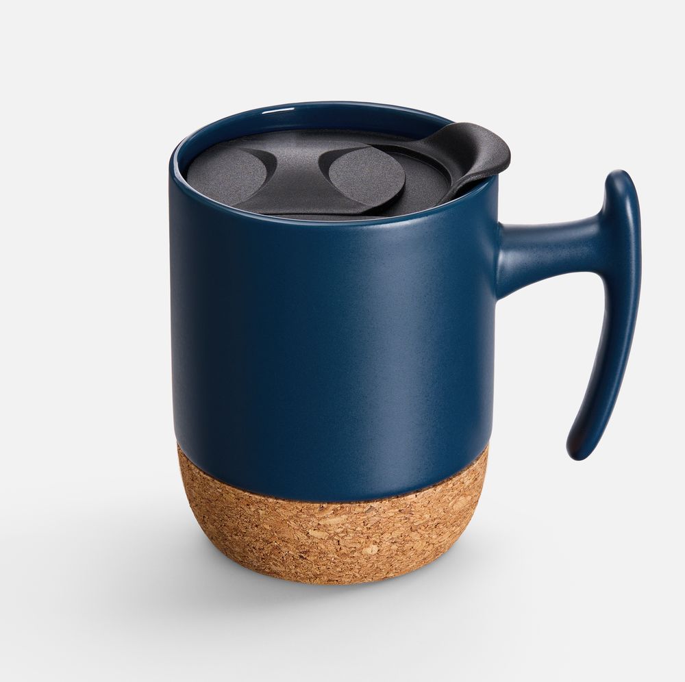 Кружка Corky Grip, синяя — фото 4