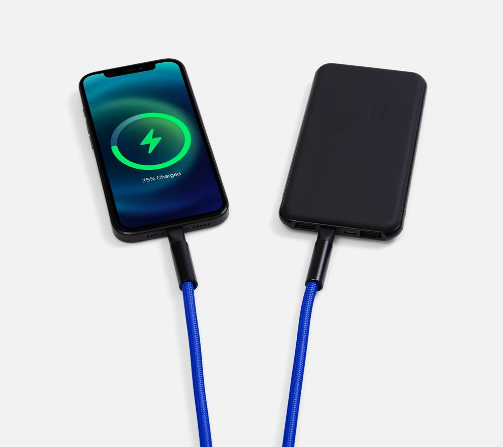 Кабель-ланьярд energyFlex Power Delivery 60 Вт, темно-синий — фото 8