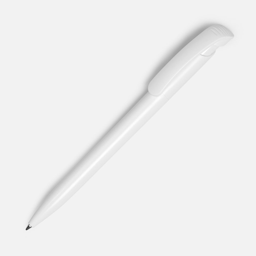 Ручка шариковая Clear Solid, белая — фото 5