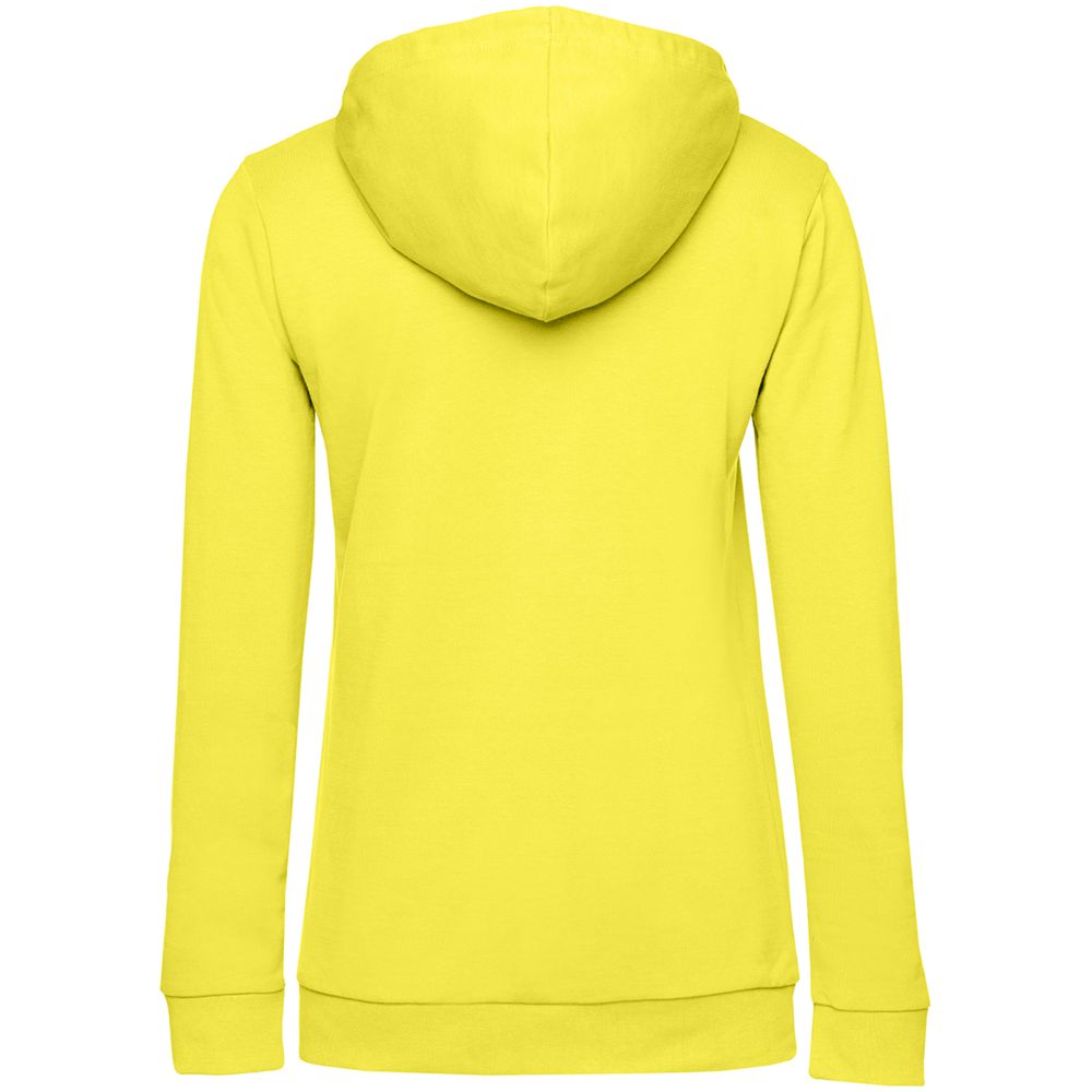 Толстовка с капюшоном женская Hoodie, желтая — фото 4