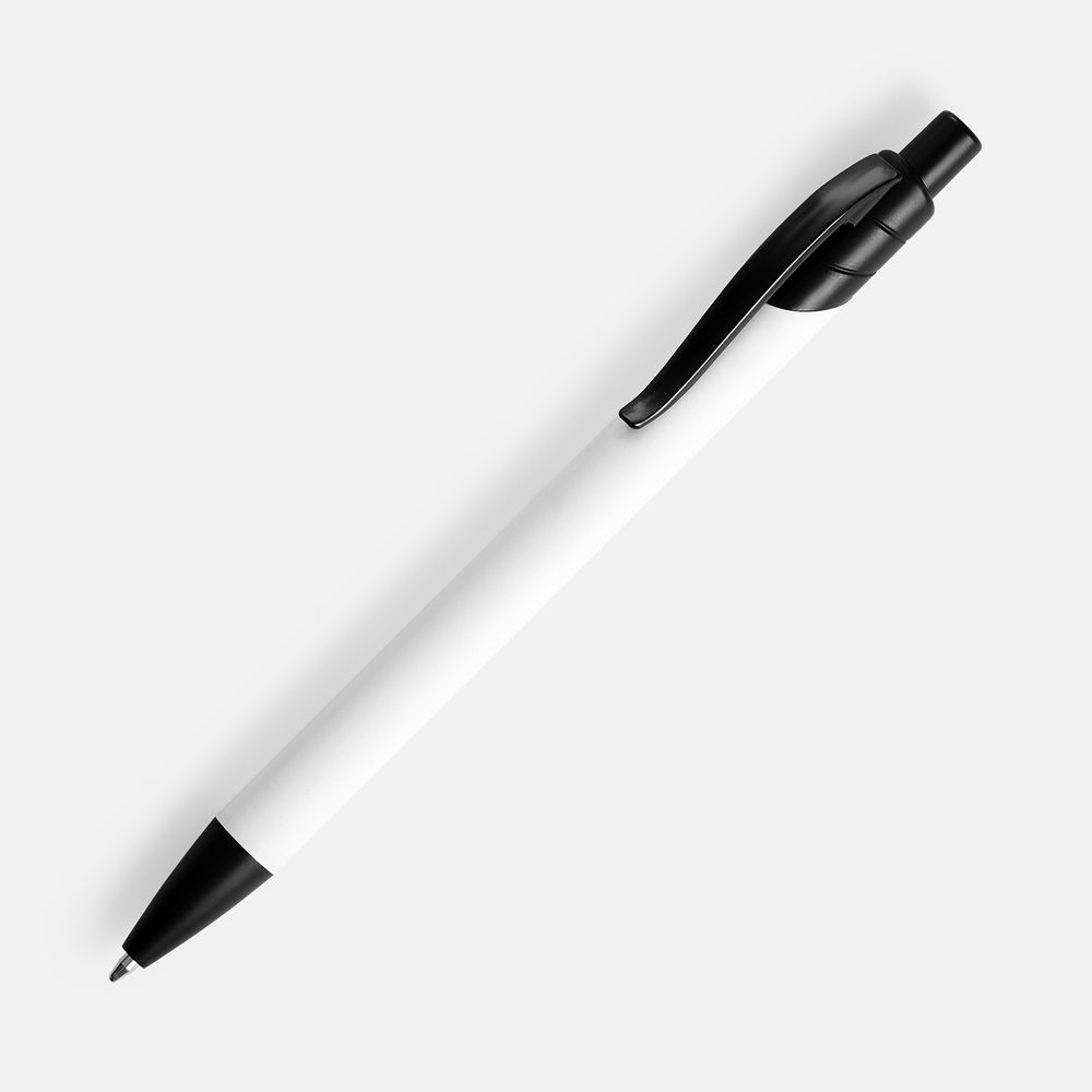 Ручка шариковая Undertone Black Soft Touch, белая — фото 2