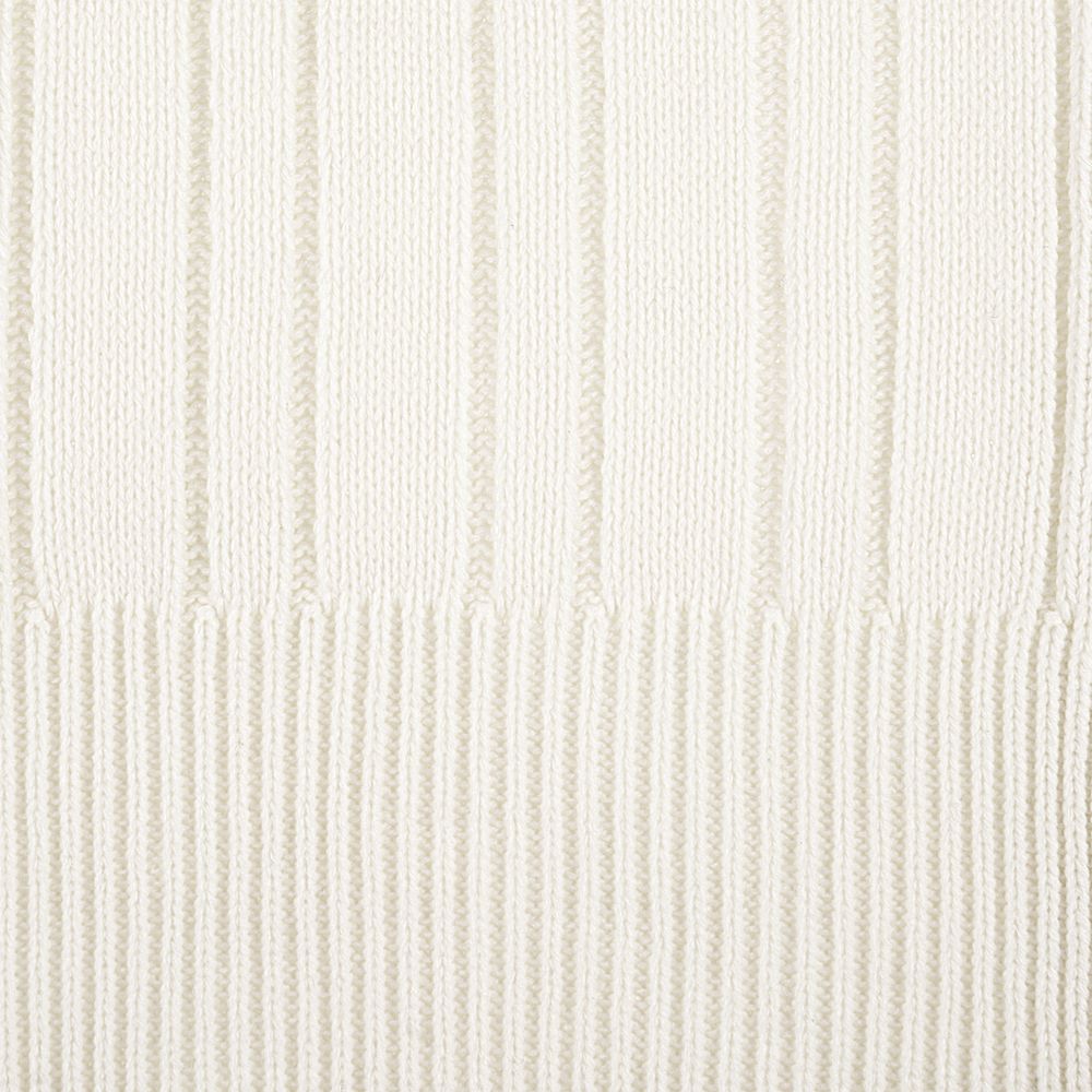 Шарф Knit Beat, белый (молочный) — фото 2