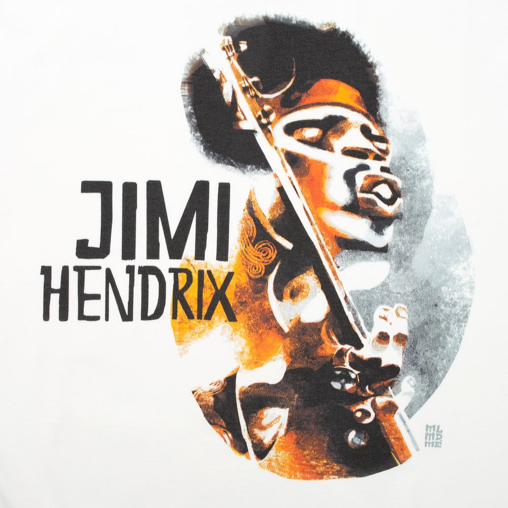 Футболка «Меламед. Jimi Hendrix», белая — фото 8