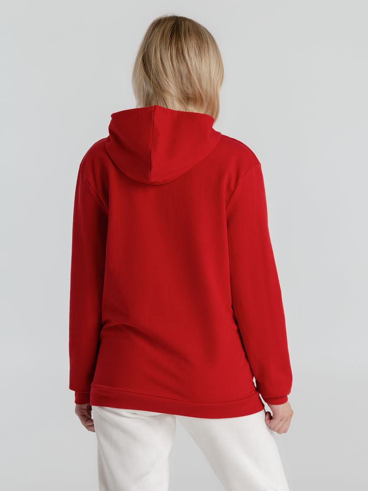 Толстовка с капюшоном унисекс Hoodie, красная — фото 9