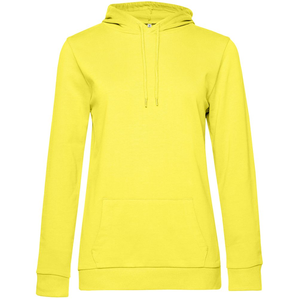 Толстовка с капюшоном женская Hoodie, желтая — фото 6