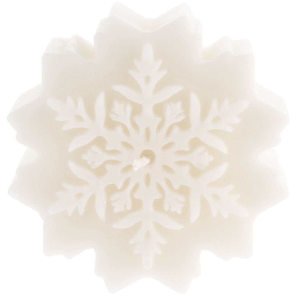 Свеча Snowflame 2, белая, 8 см — фото 3
