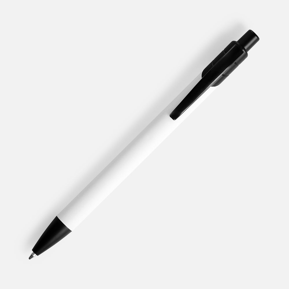 Ручка шариковая Undertone Black Soft Touch, белая — фото 3