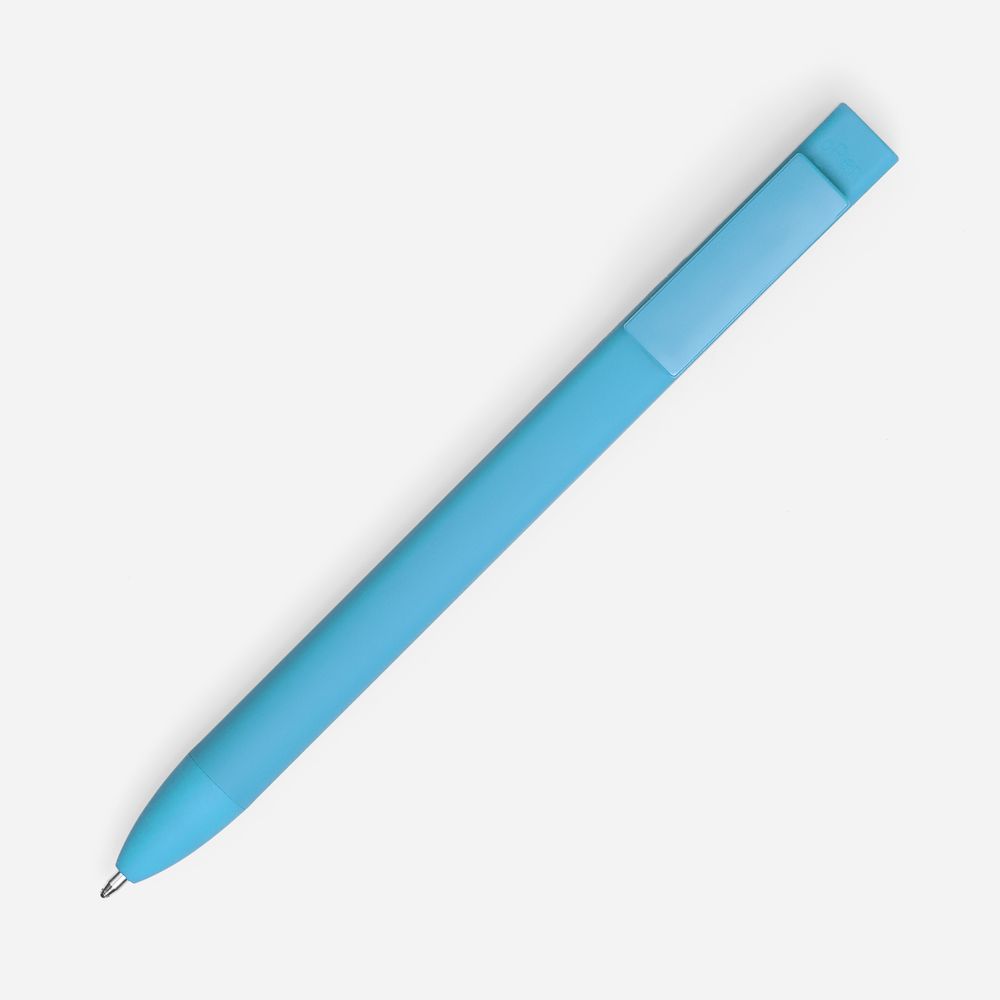 Ручка шариковая Swiper SQ Soft Touch, голубая — фото 3