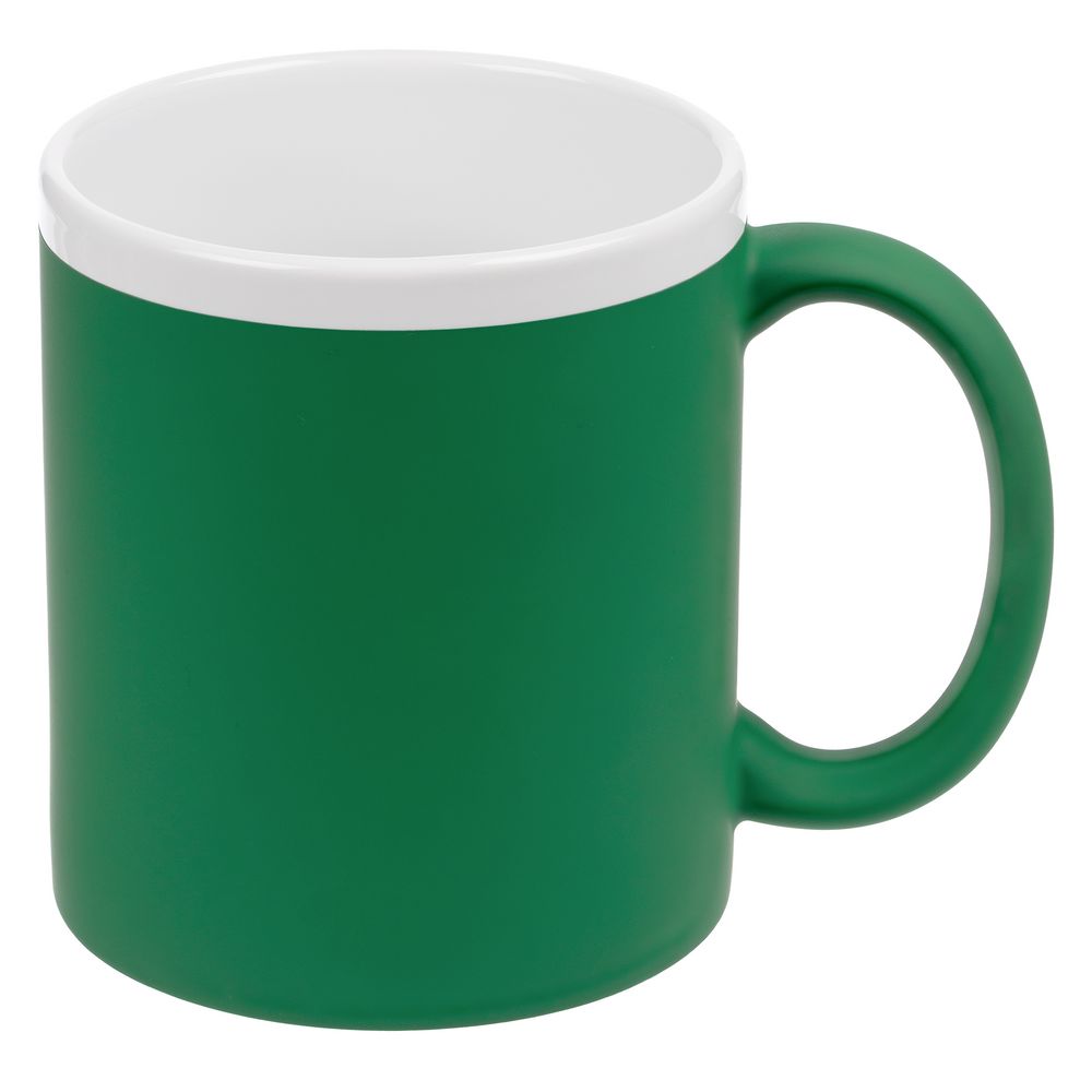 Кружка StopSpot с покрытием софт-тач, зеленая — фото 3