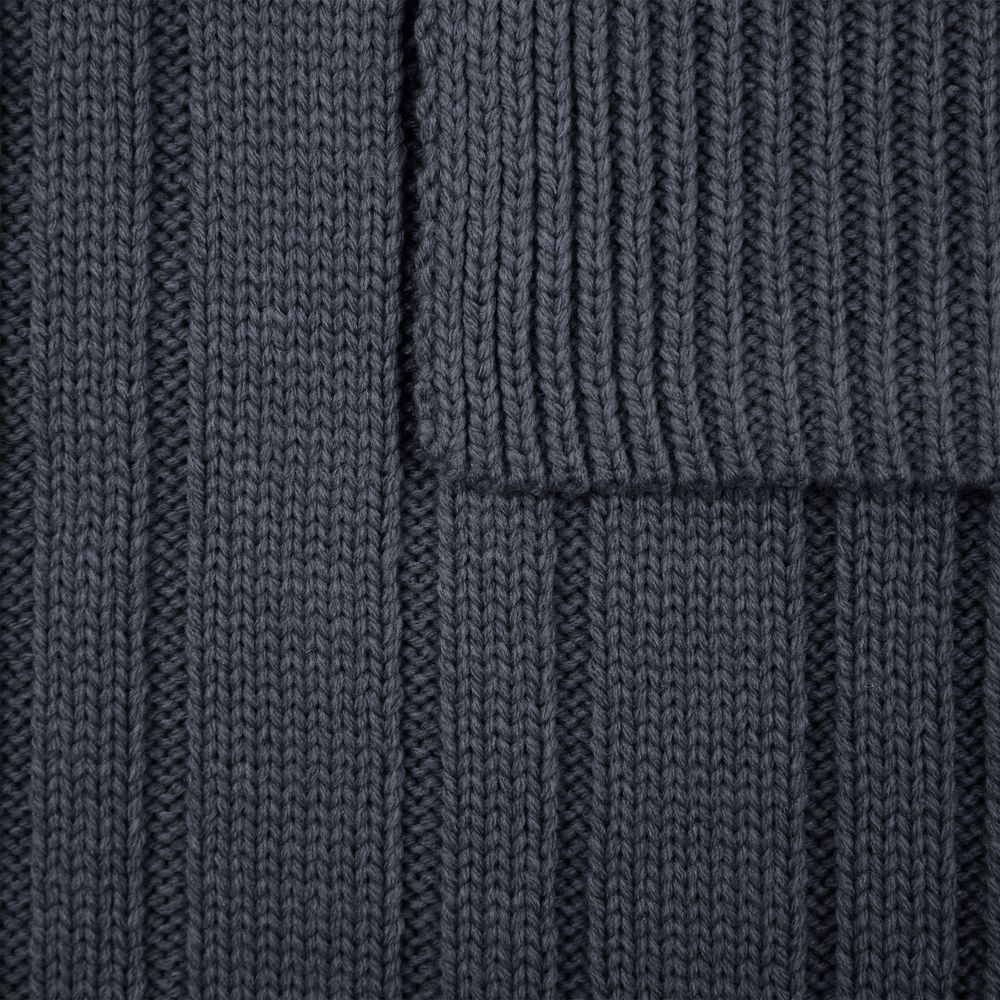 Шарф Knit Beat, темно-серый — фото 3
