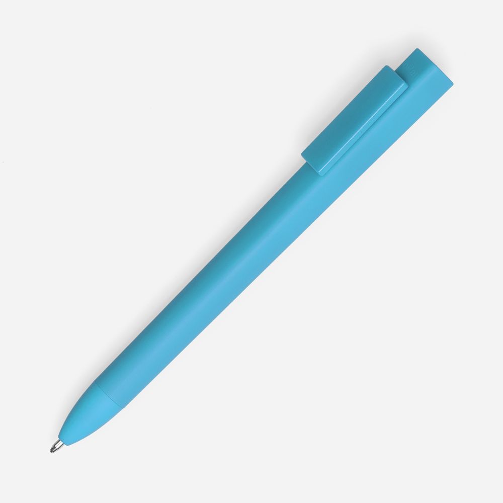 Ручка шариковая Swiper SQ Soft Touch, голубая — фото 7