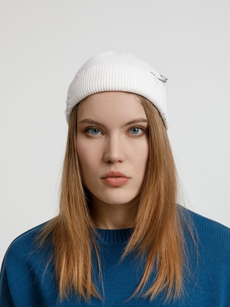 Шапка Pricker, белая — фото 8