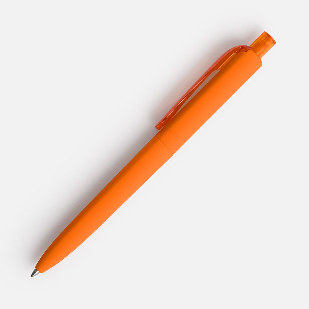 Ручка шариковая Prodir DS8 PRR-T Soft Touch, оранжевая — фото 2