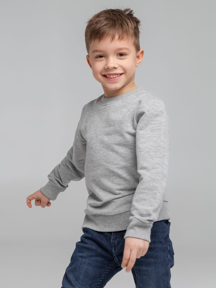 Свитшот детский Toima Kids 2.0, серый меланж — фото 8
