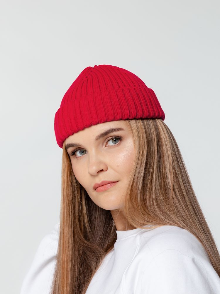 Шапка Hipsta, ярко-красная — фото 3