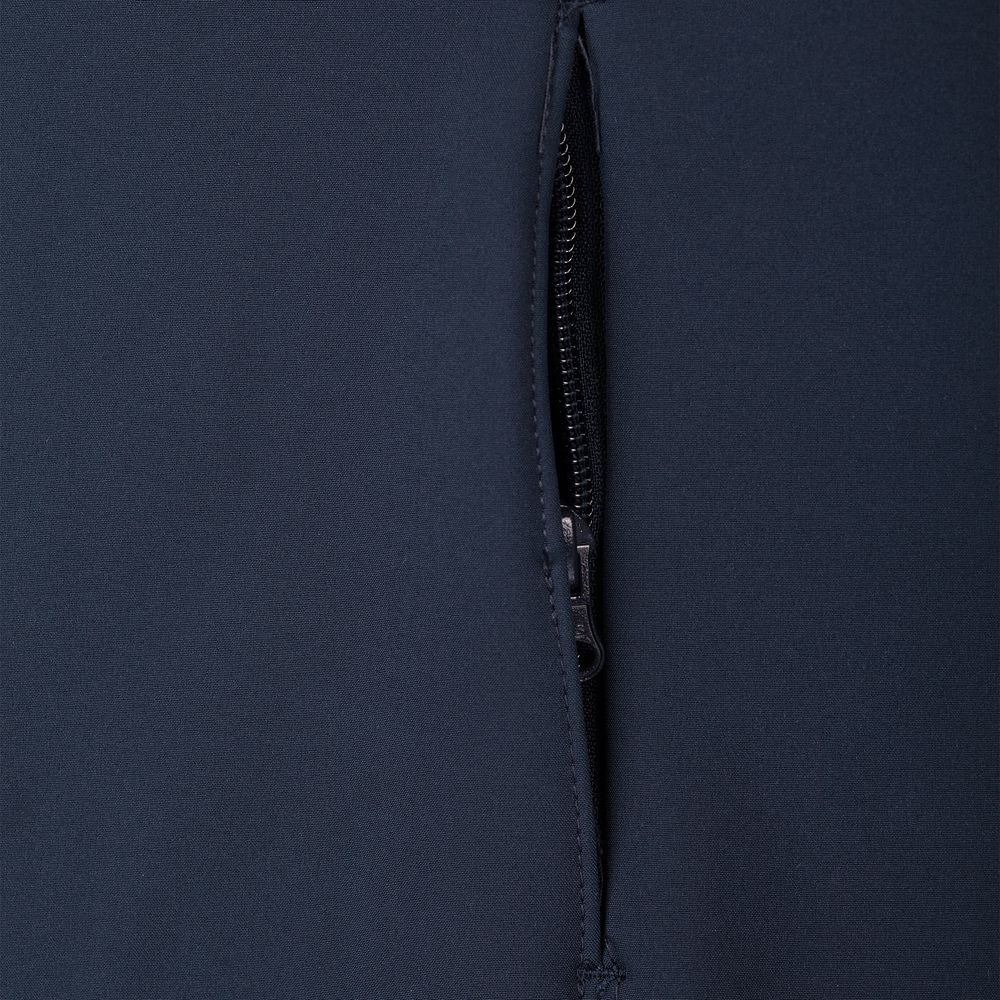 Куртка женская Hooded Softshell темно-синяя — фото 6