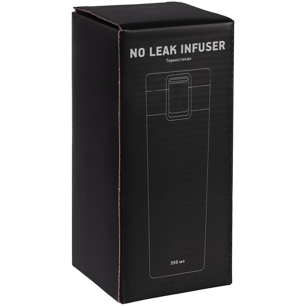 Термостакан с ситечком No Leak Infuser, черный — фото 12