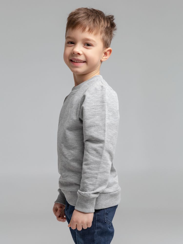 Свитшот детский Toima Kids 2.0, серый меланж — фото 10