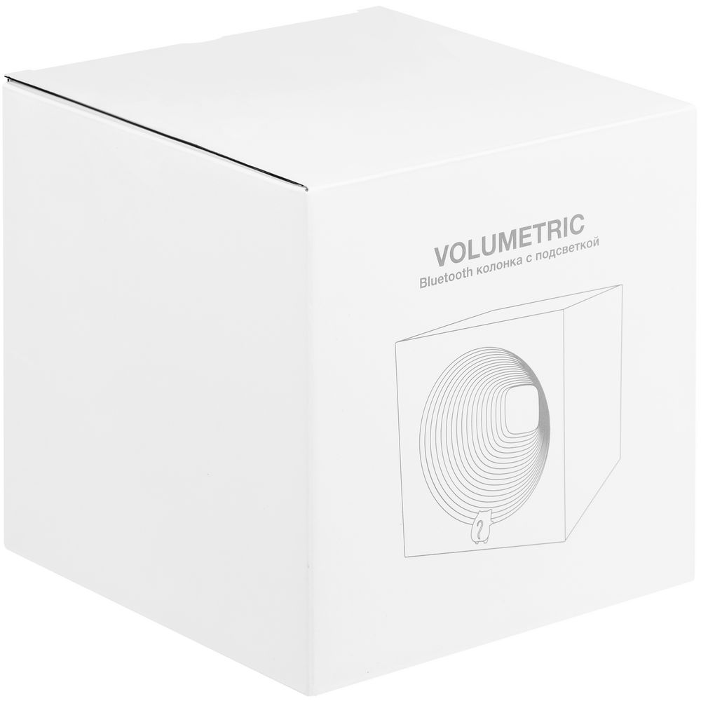 Bluetooth-колонка с подсветкой Volumetric, белая — фото 10