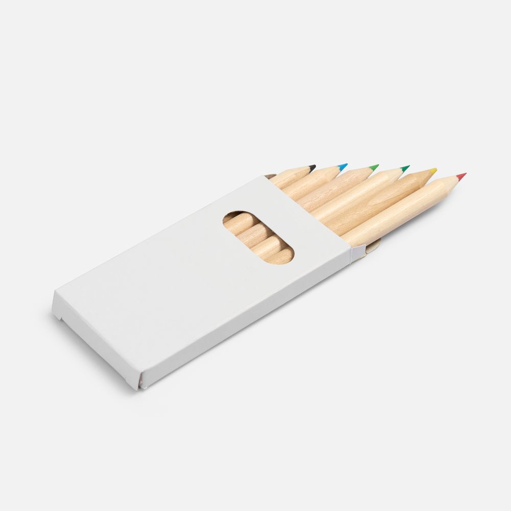 Набор цветных карандашей Pencilvania Mini, белый — фото 4