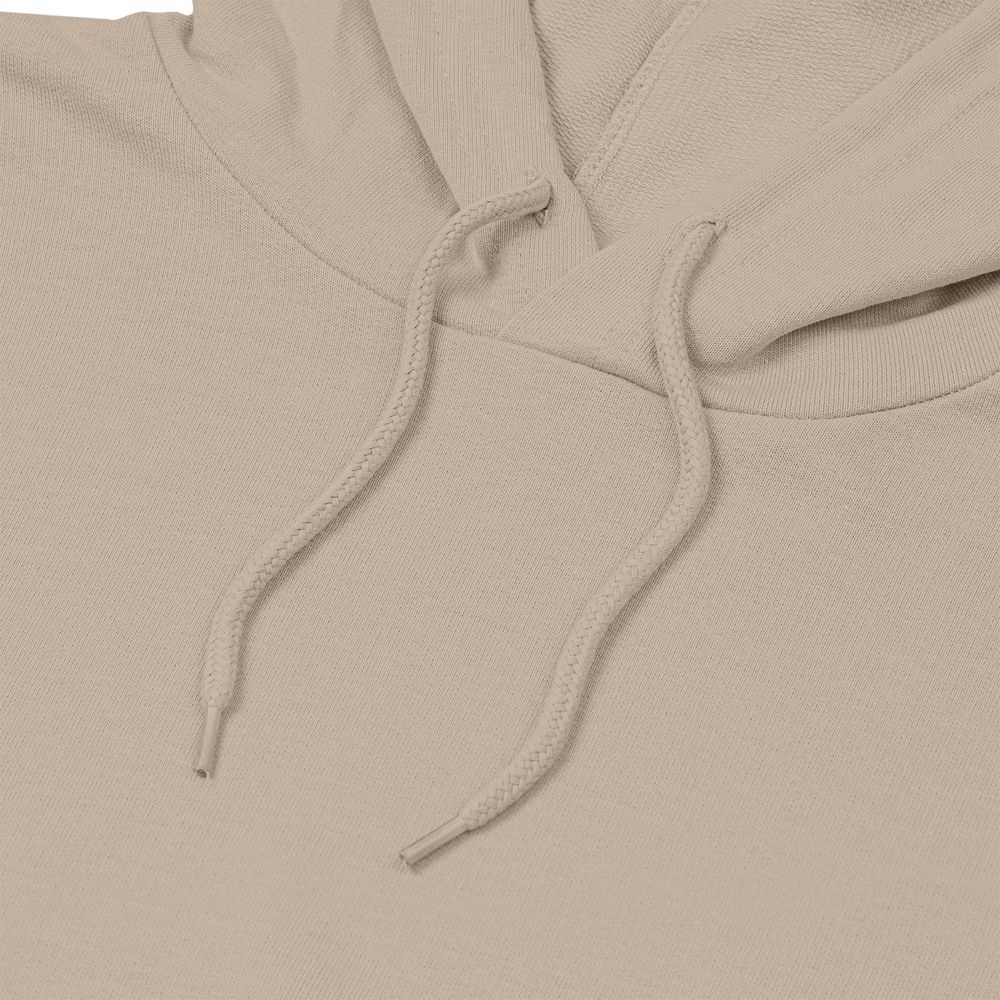 Толстовка с капюшоном унисекс Hoodie, бежевая — фото 10