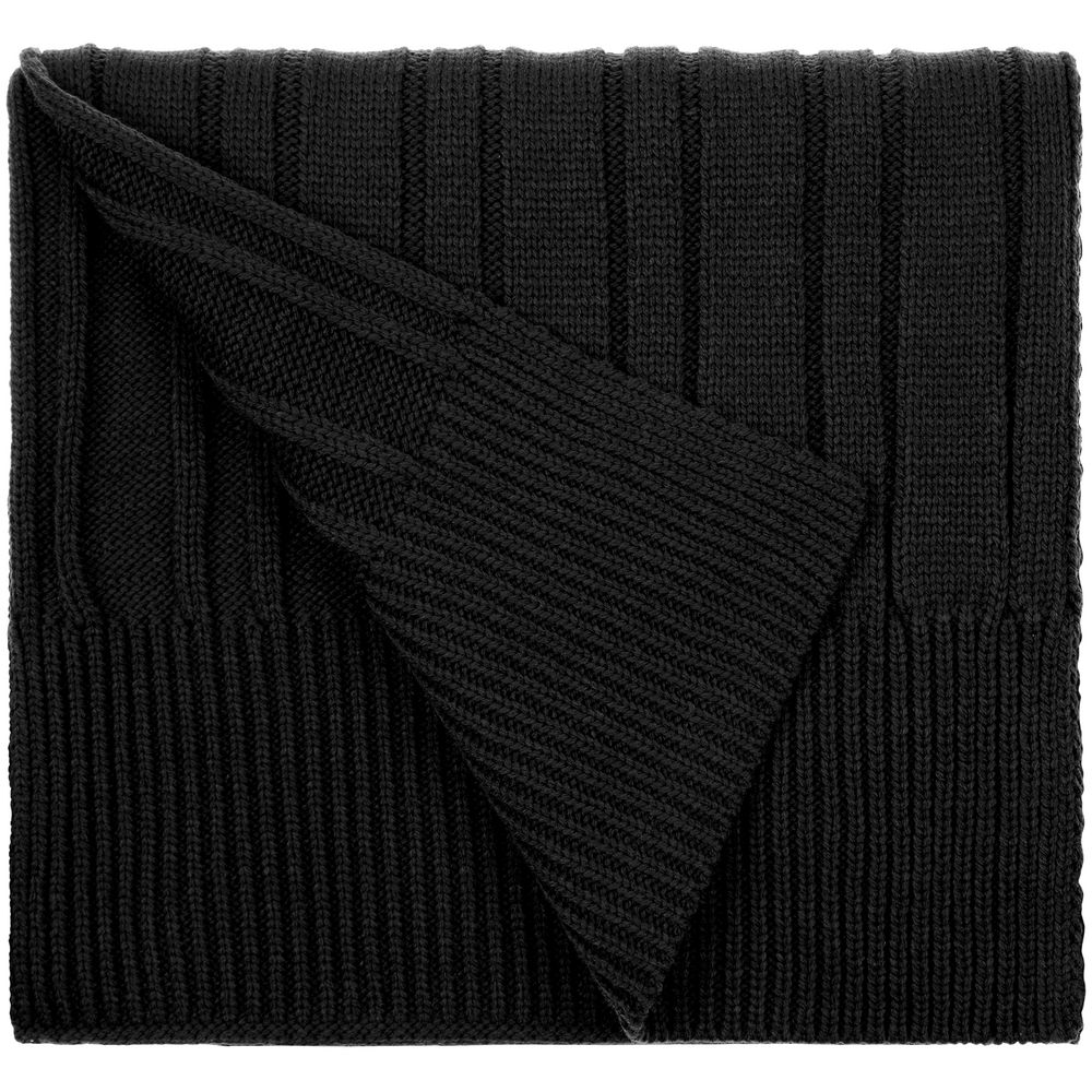 Шарф Knit Beat, черный — фото 4