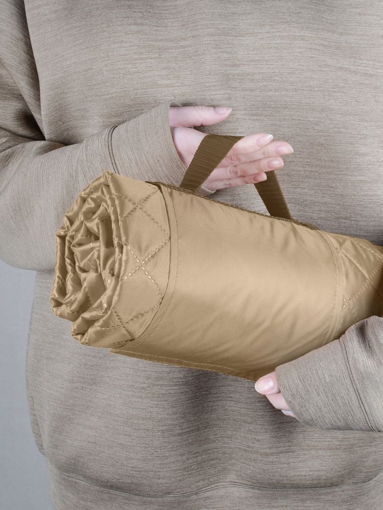 Плед для пикника Comfy, бежевый — фото 7