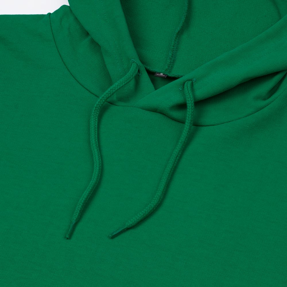 Толстовка с капюшоном унисекс Hoodie, зеленая — фото 11