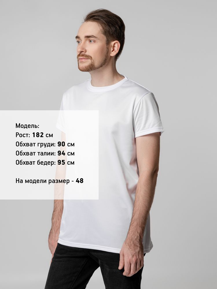Футболка унисекс для сублимации Paint Tee, белая — фото 12