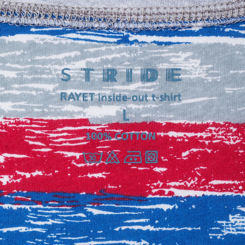 Футболка мужская Rayet двусторонняя, красная с синим — фото 5