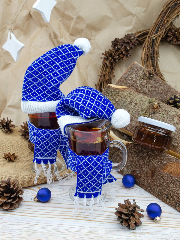 Шапочка на игрушку Dress Cup, синяя — фото 1