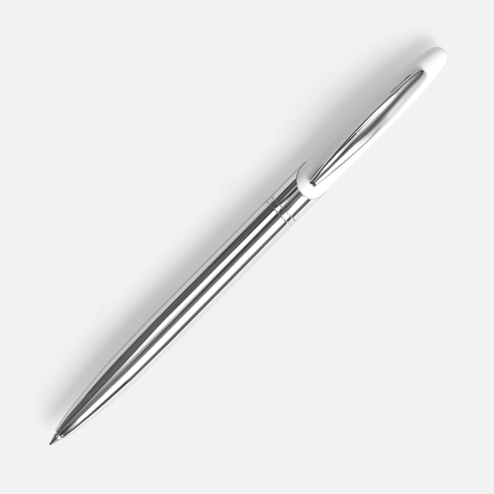 Ручка шариковая Dagger Soft Touch, белая — фото 3