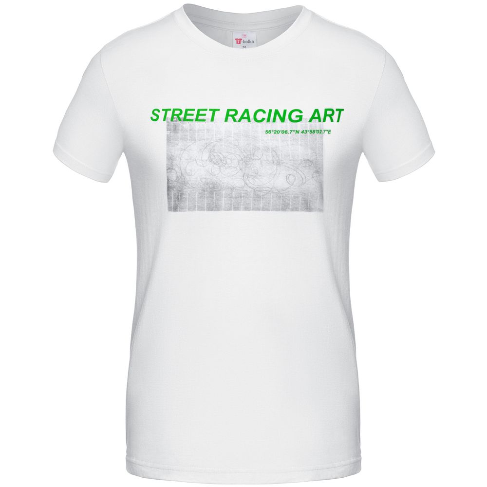 Футболка Street Racing Art, белая — фото 4