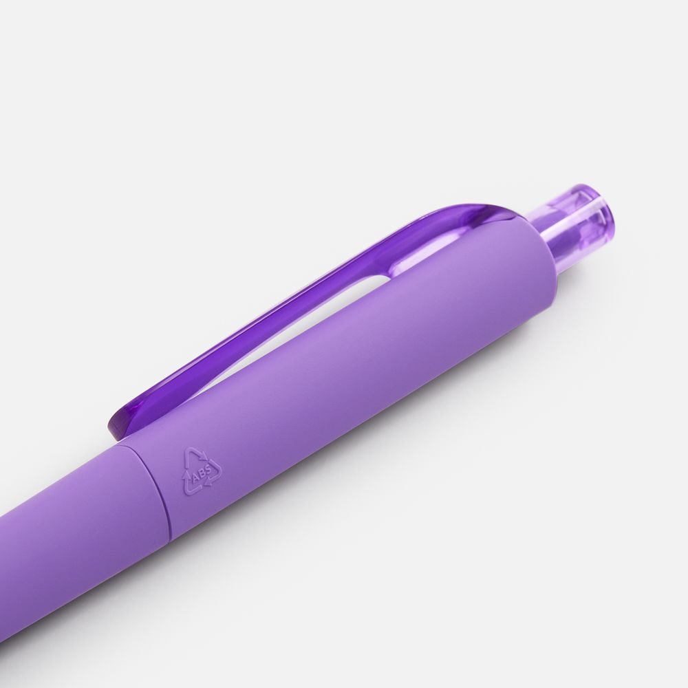 Ручка шариковая Prodir DS8 PRR-T Soft Touch, фиолетовая — фото 6