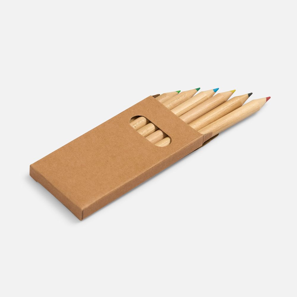 Набор цветных карандашей Pencilvania Mini, крафт — фото 4