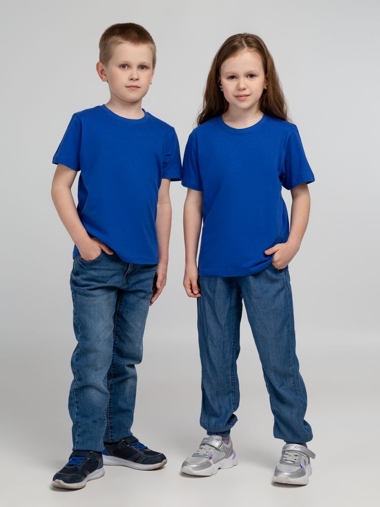 Футболка детская Regent Kids 150, ярко-синяя (royal) — фото 4