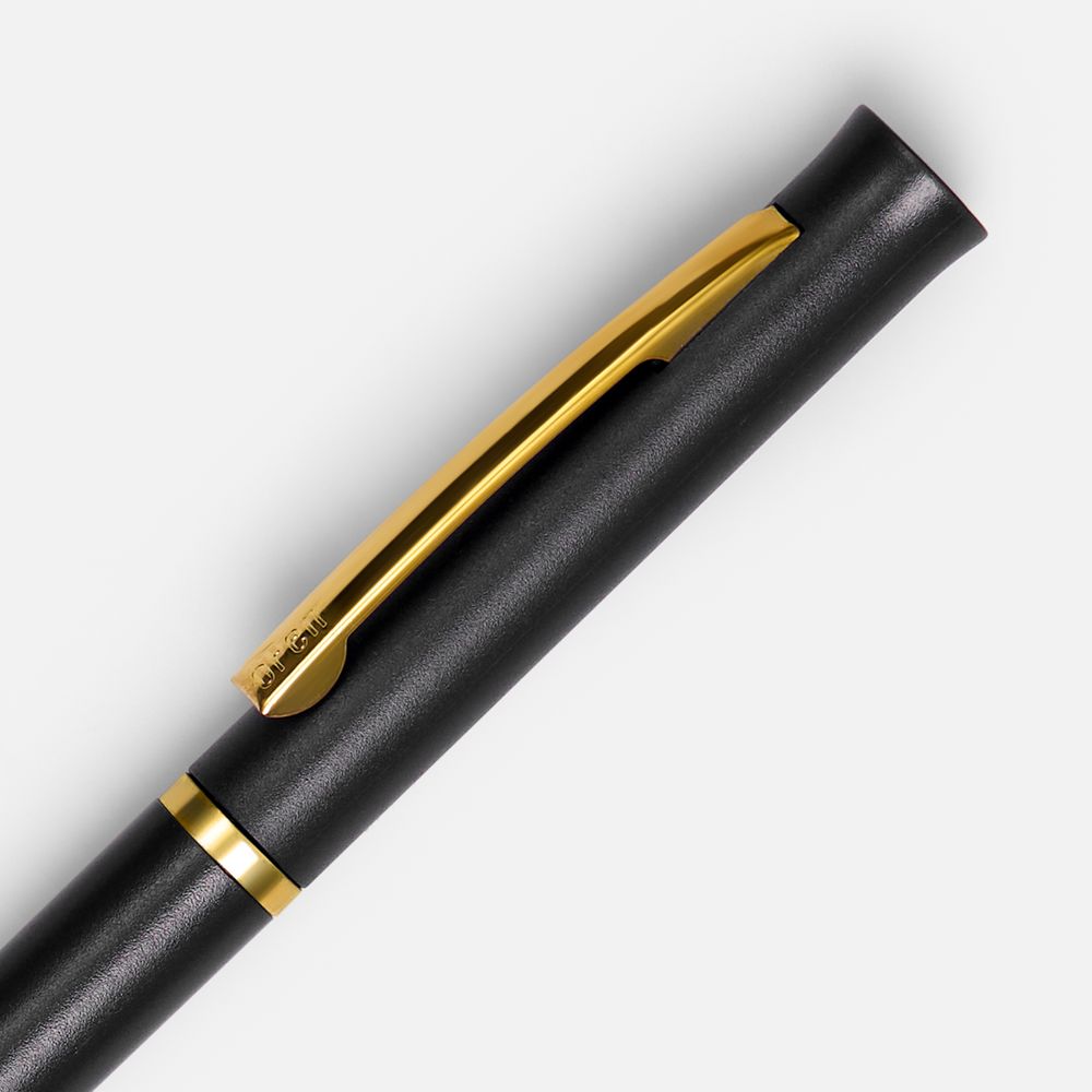 Ручка шариковая Euro Gold, черная — фото 3