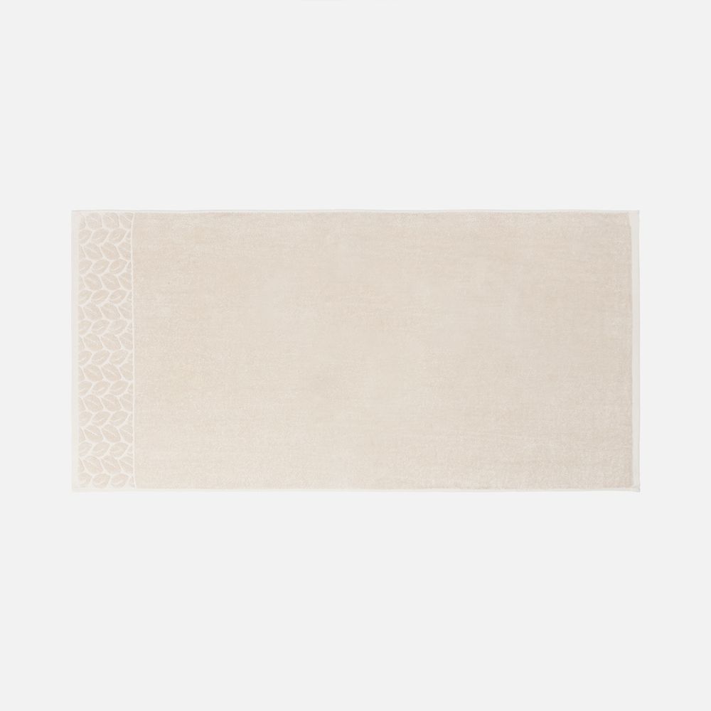 Полотенце махровое Hoya, среднее, бежевое — фото 3
