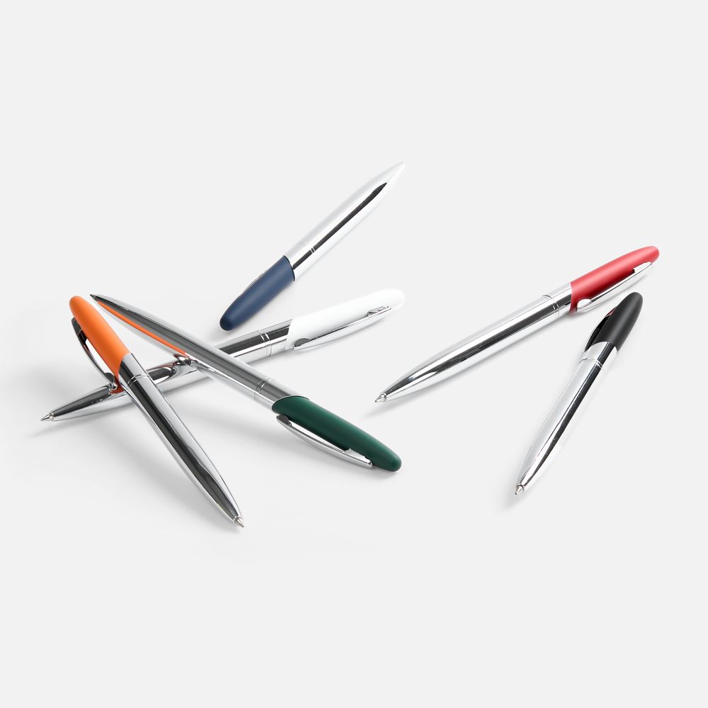 Ручка шариковая Dagger Soft Touch, белая — фото 4