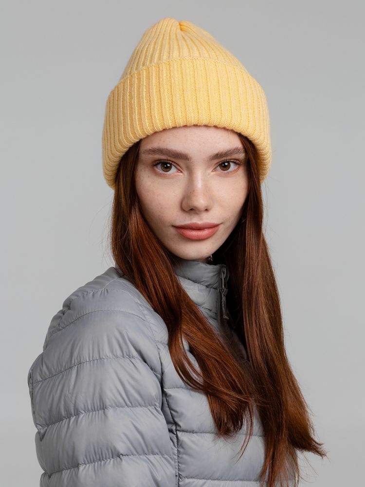 Шапка Capris, желтая — фото 7