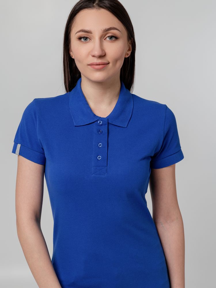 Рубашка поло женская Virma Premium Lady, ярко-синяя — фото 6