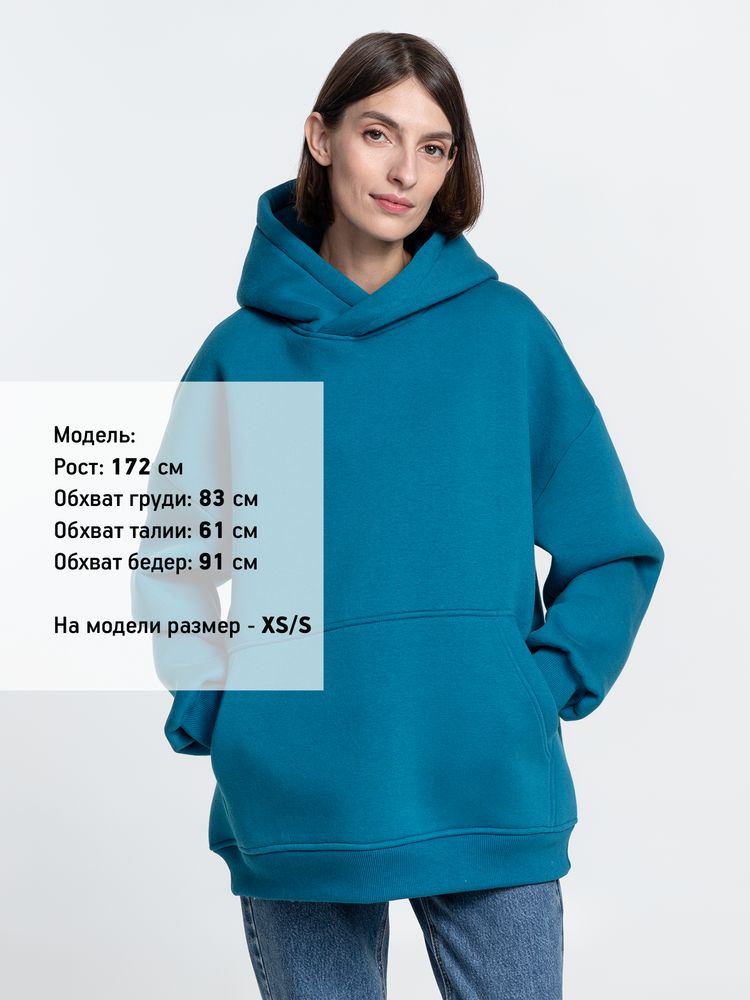 Худи Kulonga Oversize, бирюзовое — фото 11